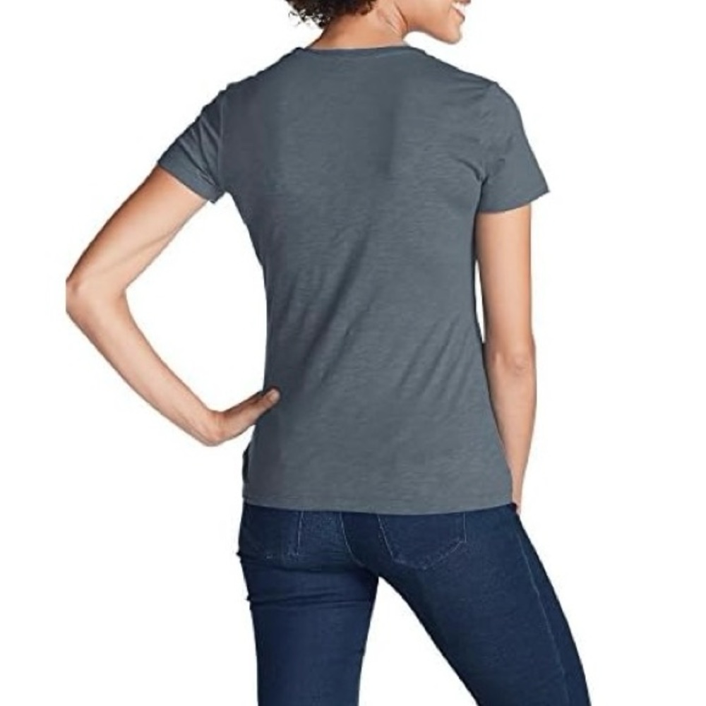 Women's Eddie Bauer Essential Slub Short-Sleeve Scoop-Neck T-Shirt - Picture 2 of 10
